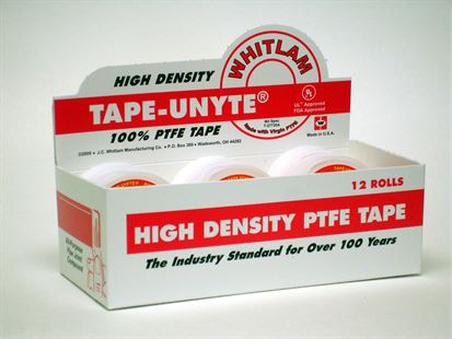 TAPE-UNYTE High-Density White PTFE Tape