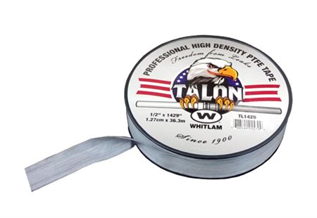 TALON Professional High Density Gray PTFE (Polytetrafluoroethylene) Tape