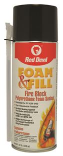 RED DEVIL FOAM & FILL® Fire Block Polyurethane Foam