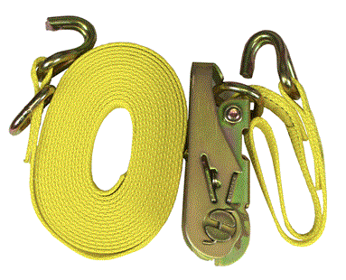 Nylon Web Ratchet Type Universal 3,000 lbs. Tie-Down Strap