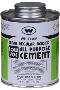 WHITLAM All Purpose Clear Regular Bodied Low VOC Cement