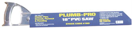 PLUMB-PRO® PVC 18 Inch Saw