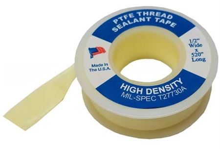 WHITLAM Yellow Gas Line PTFE Tape