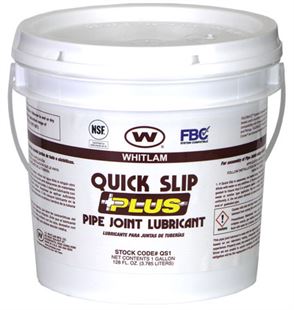 QUICK SLIP PLUS Vegetable Oil-Based Pipe Joint Lubricant