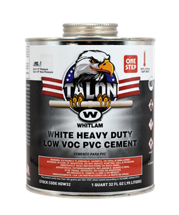 TALON™ White Heavy Duty Low VOC PVC Cement