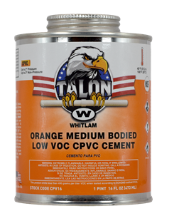 TALON™ CPVC Orange Medium Bodied Low VOC Cement