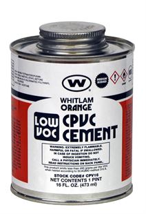 WHITLAM CPVC Orange Medium Bodied Low VOC Cement