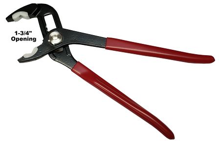 BestWay Tools 95691 Pliers, Soft Jaw, No Mar, 10 Groove Joint, 1-1/2 Jaw  Opening