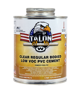 TALON™ Clear Regular Bodied Low VOC PVC Cement