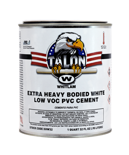 TALON™ White Extra Heavy Bodied Low VOC PVC Cement