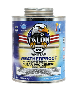 TALON™ WEATHERPROOF Clear Medium Bodied Low VOC PVC Cement