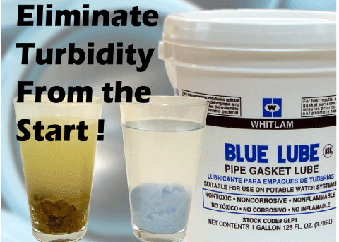 Blue lube turbidity